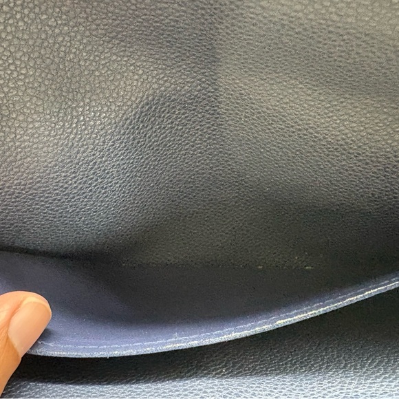 LV Sarah Wallet – Navy Empreinte Classic - Picture 9 of 11